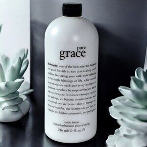 Philosophy Pure Grace Body Lotion 32 Fl Oz / 946mL JUMBO SIZE | NEW NO PUMP
